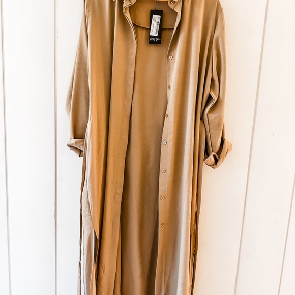 Belted MIDI Shirt Dress - Picture 2 of 4